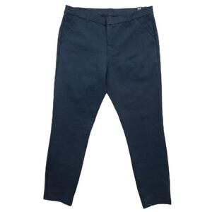 Kut From The Kloth Blue High Rise Fab Ab Design Trousers Pants Size 16